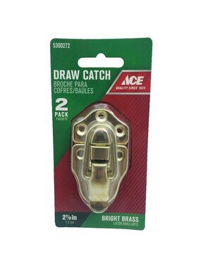 ACE Draw Catch 2 Pack Bright Brass  2-7/8"  #5300272